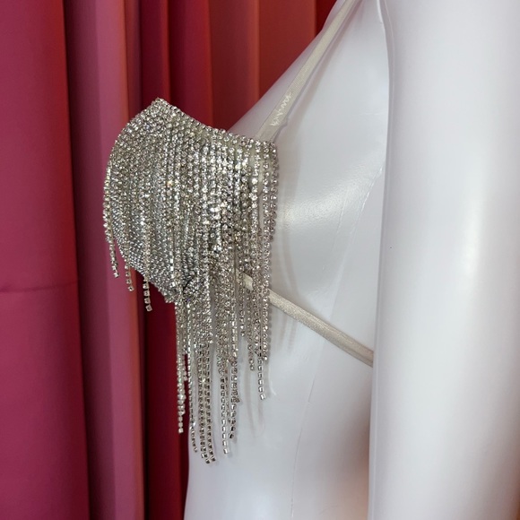 💎RHINESTONE Bling Bra and Skirt 2 piece Set💎 - Picture 6 of 8